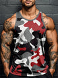 3D Print Camouflage Graphic Men's Sleeveless T-Shirt Summer New Sport Fitness Vest Outdoor Casual Man Gym Clothing Quick Drying