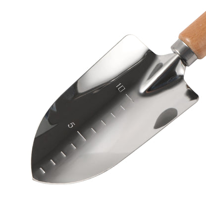 Pala larga in acciaio inossidabile Attrezzo da giardinaggio Scavo Diserbo Soil sciolto Piantare Pala Giardino Balcone Coltivazione in vaso Attrezzo manuale