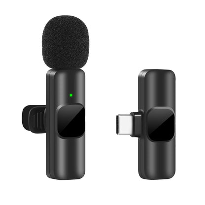 K60 Nuovo microfono lavalier wireless Mini microfono portatile per registrazione audio video per iPhone Android Microfono per telefono da gioco con trasmissione in diretta