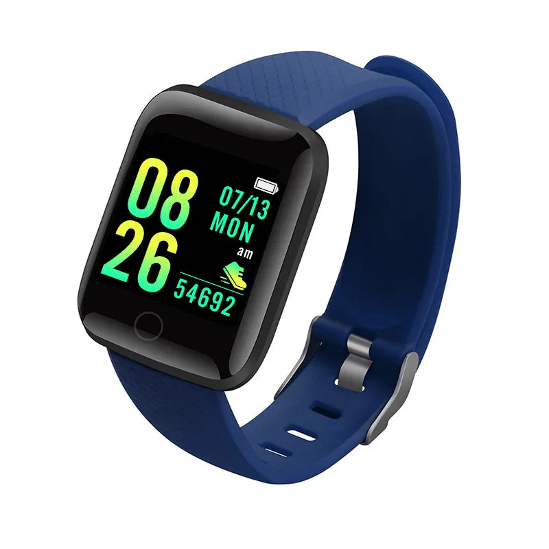 Smartwatch Uomo Donna Orologi da polso Smart Watch Messaggio Fitness Monitor Bracciale Regalo di compleanno Orologio elettronico per Android IOS