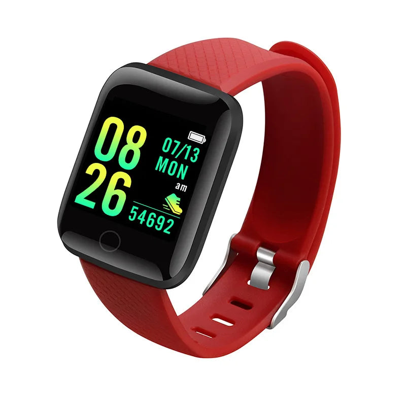 Smartwatch Uomo Donna Orologi da polso Smart Watch Messaggio Fitness Monitor Bracciale Regalo di compleanno Orologio elettronico per Android IOS